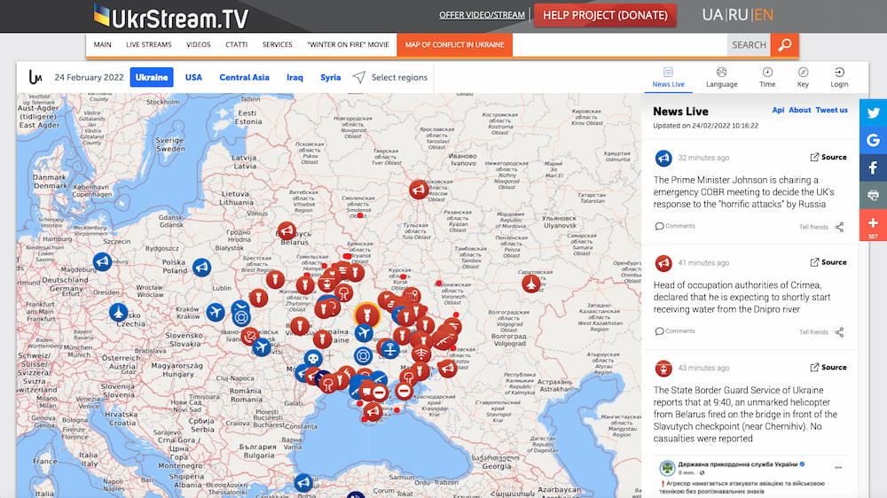 Rusia - Ucrania / UkrStream.tv