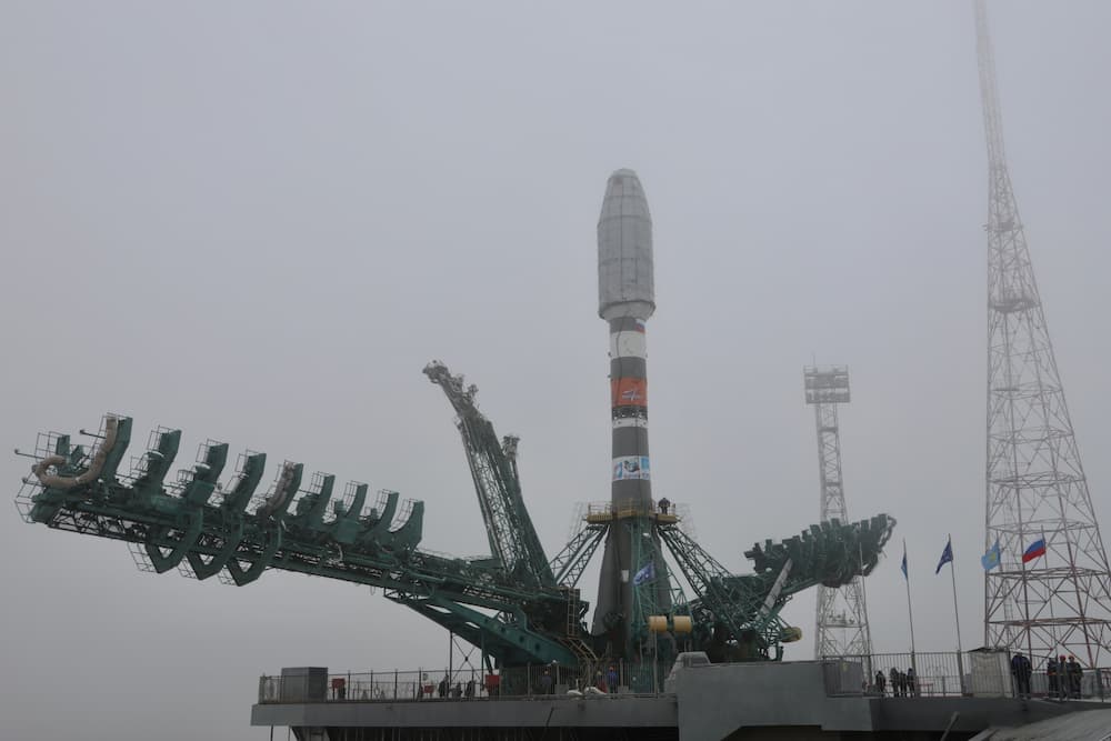 El cohete para el próximo lanzamiento en la plataforma – Roscosmos