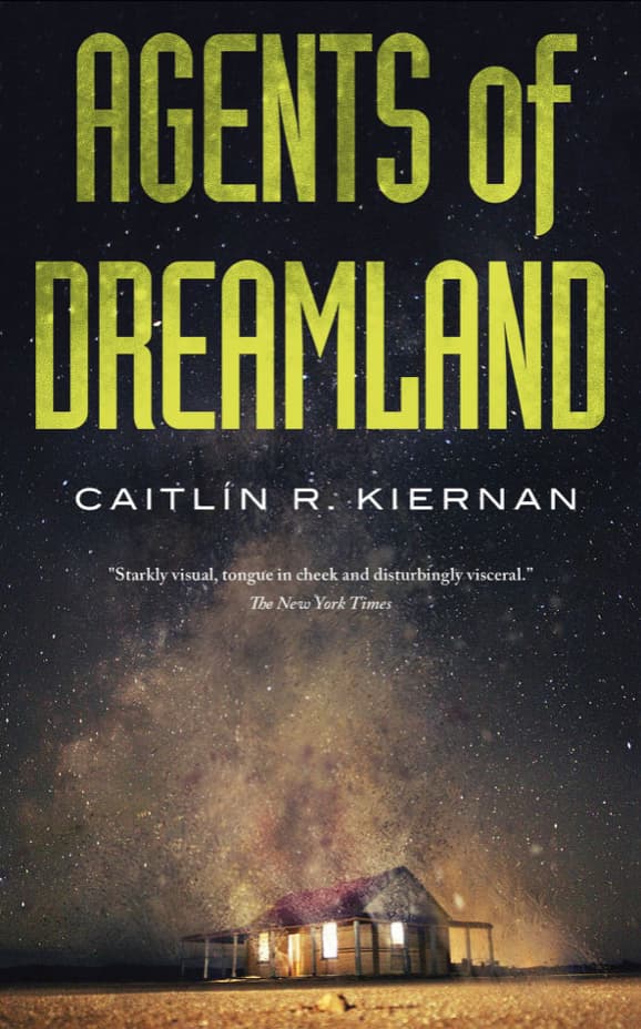 Portada de Agents of Dreamland por Caitlín R. Kiernan
