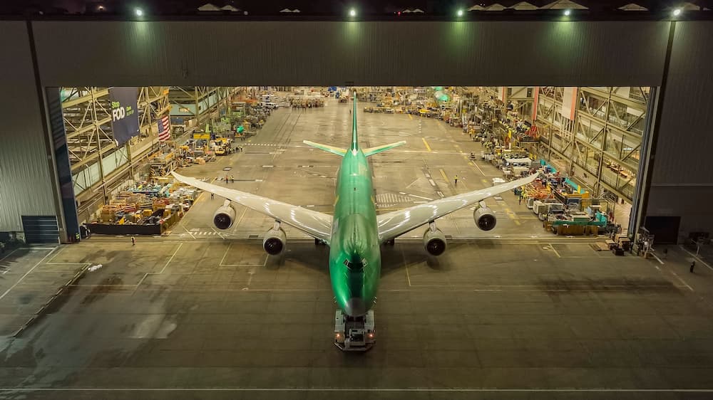Sale de fábrica el último Boeing 747 de la historia