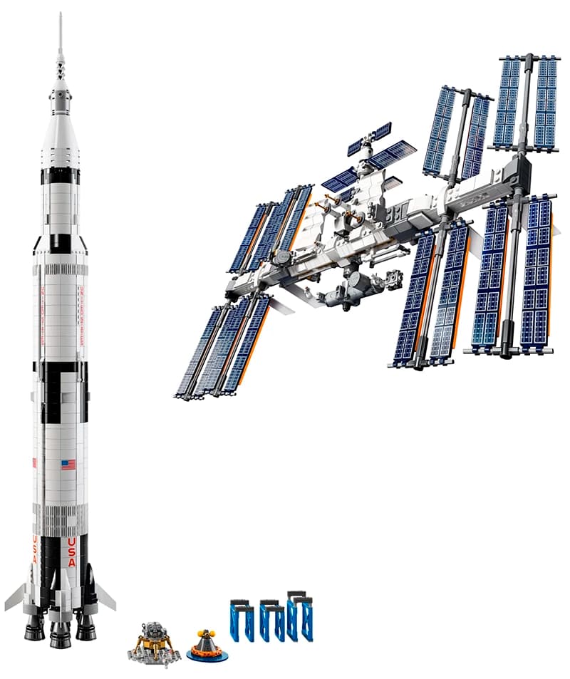 Lego dejará de vender en breve los modelos del Saturno V y de la Estación Espacial Internacional