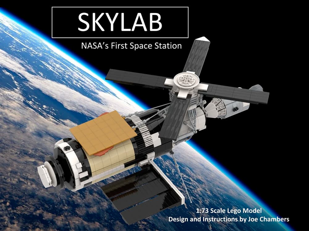 Ilustración del Skylab de Lego de SkylabBricks