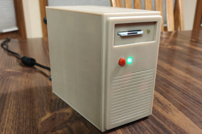 Raspberry Pi 4 case - Retro tower desktop by Xavior93 - Thingiverse