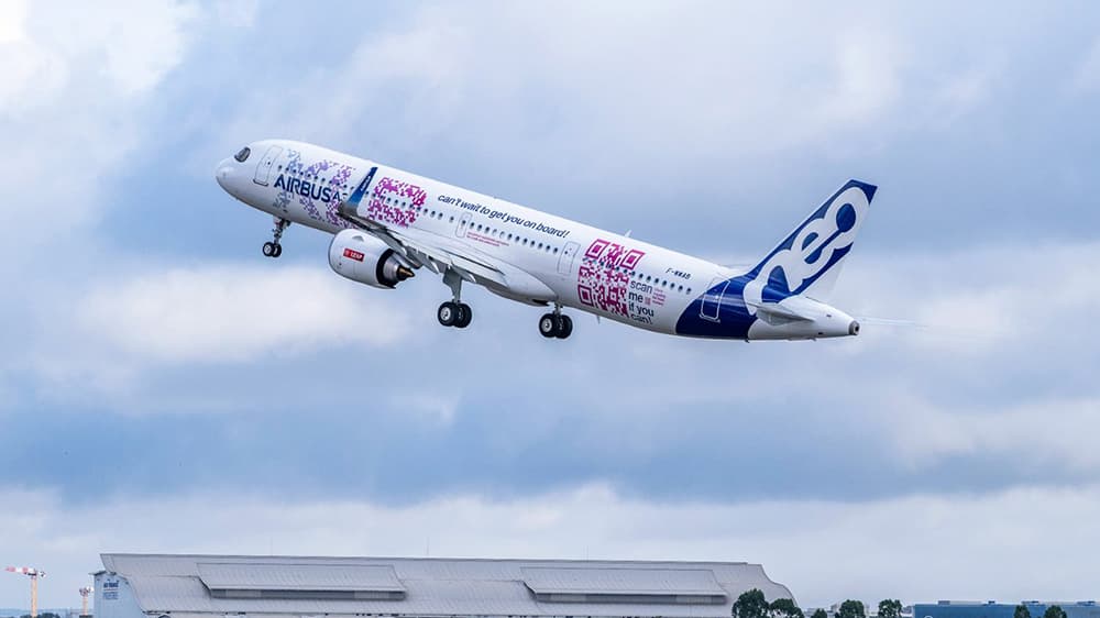El Airbus A321XLR comienza su primera campaña de vuelos de prueba internacionales