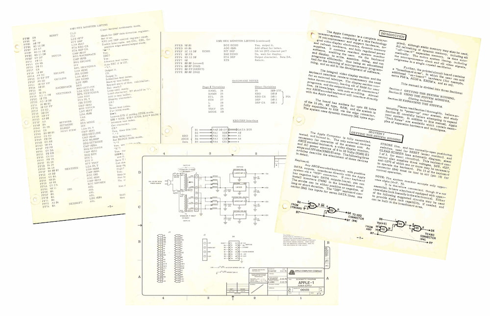 Apple-1, manual de operaciones, 1976