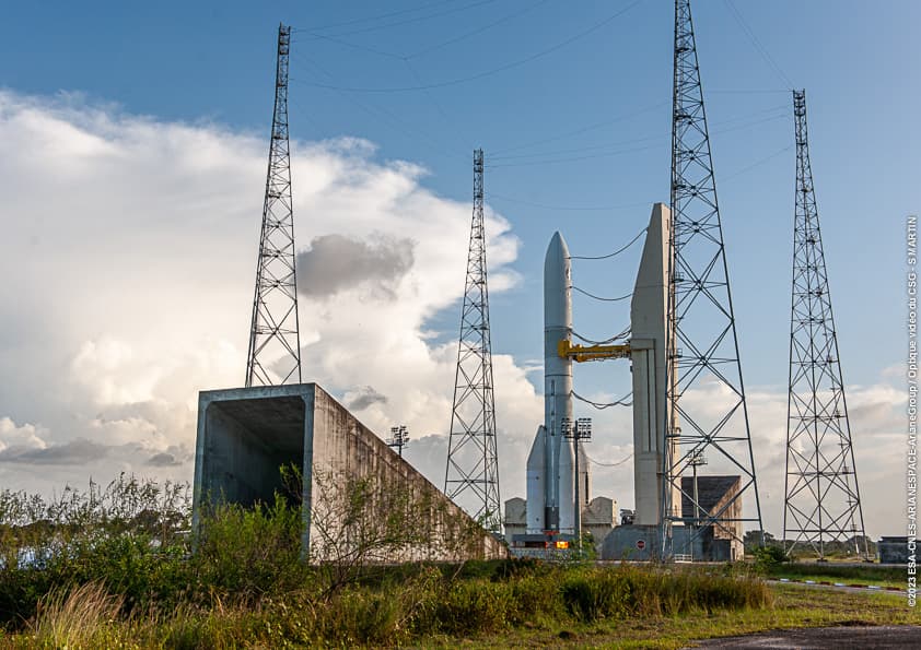 La Agencia Espacial Europea hace un primer simulacro de lanzamiento de un Ariane 6 simulado
