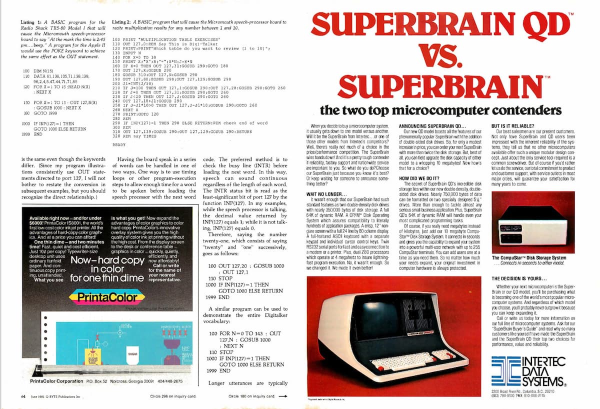 Byte Magazine Volume 06 Number 06 - Operating Systems : Free Download, Borrow, and Streaming : Internet Archive