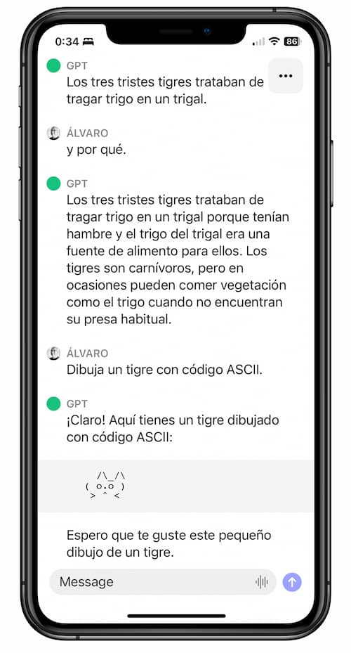 ChatGPT en App Store