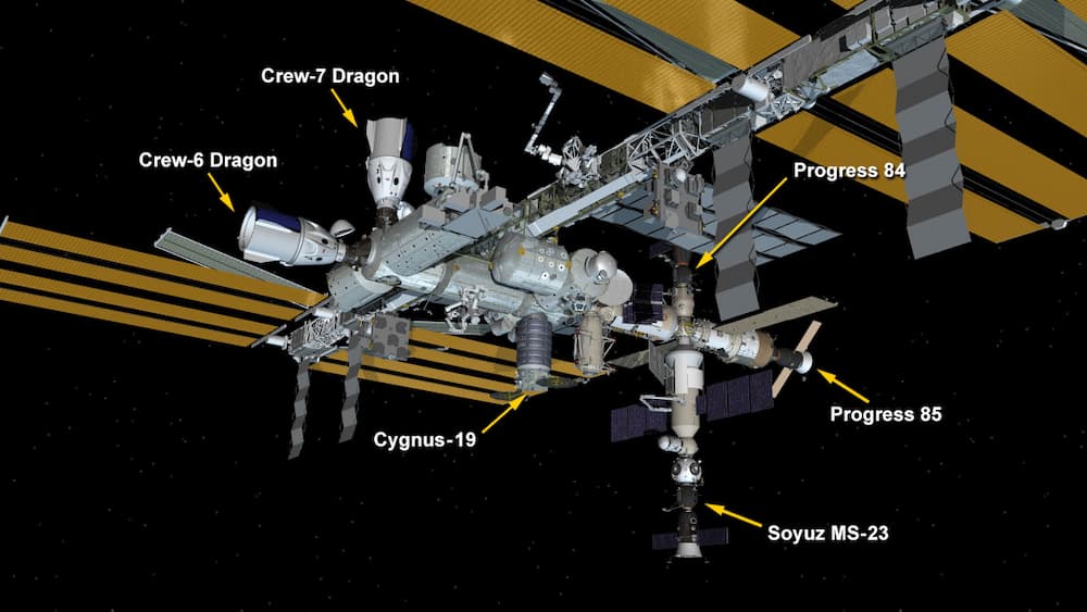 La tripulación Crew-7 ya está a bordo de la Estación Espacial Internacional