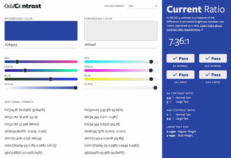 OddContrast: mejorar la accesibilidad web optimizando el contraste de los colores