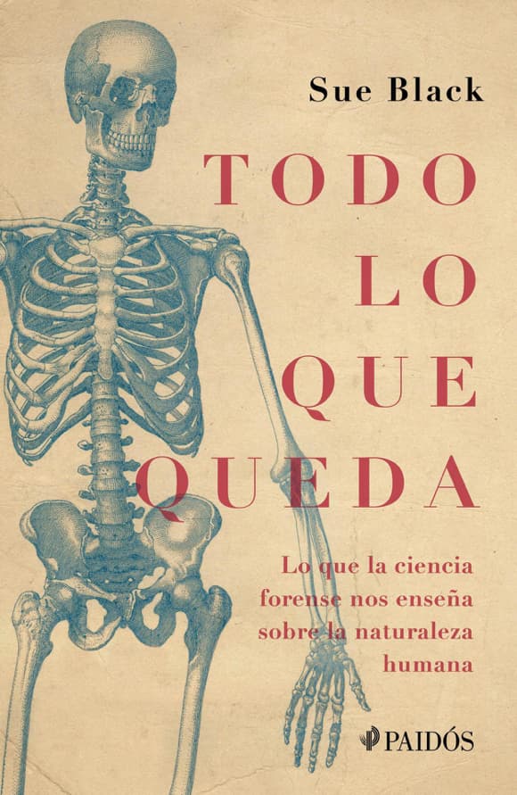 Portada del libro, ilustrada con un esqueleto
