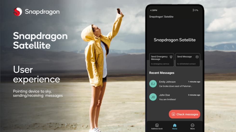 Iridium y Qualcomm anuncian soporte para mensajería vía satélite en teléfonos móviles Android con Snapdragon Satellite