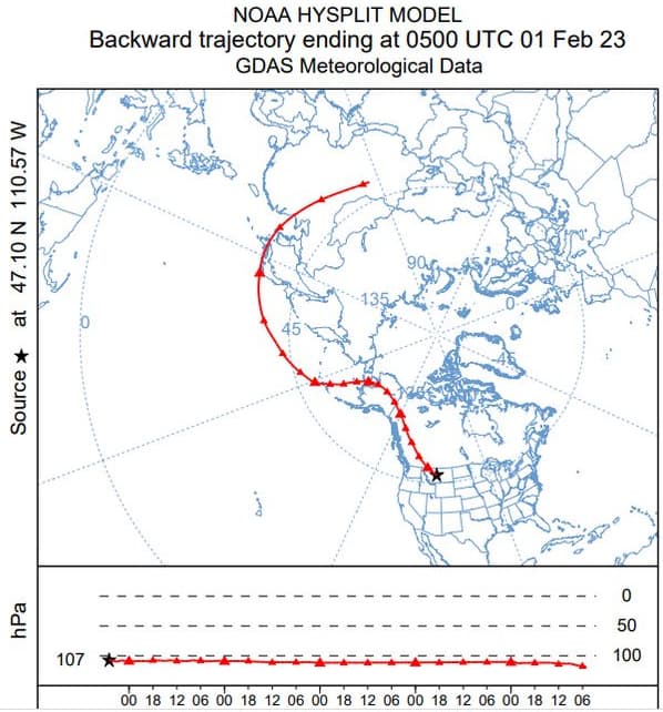 Los Estados Unidos derriban el presunto globo espía chino