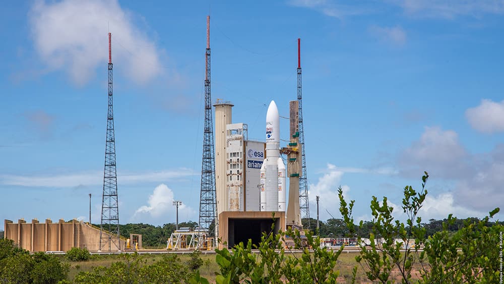 Todo listo para el último lanzamiento de un Ariane 5
