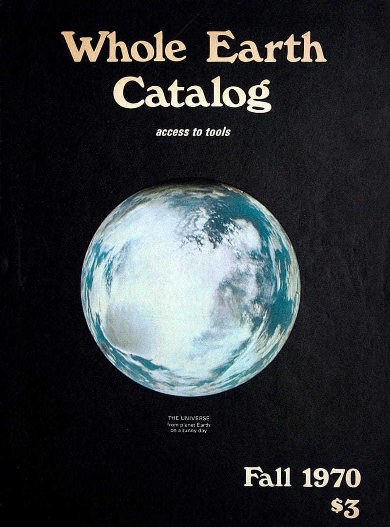Un archivo escaneado a alta calidad de los ejemplares del World Earth Catalog y sucesores, legendaria publicación de la contracultura (1968-1998)