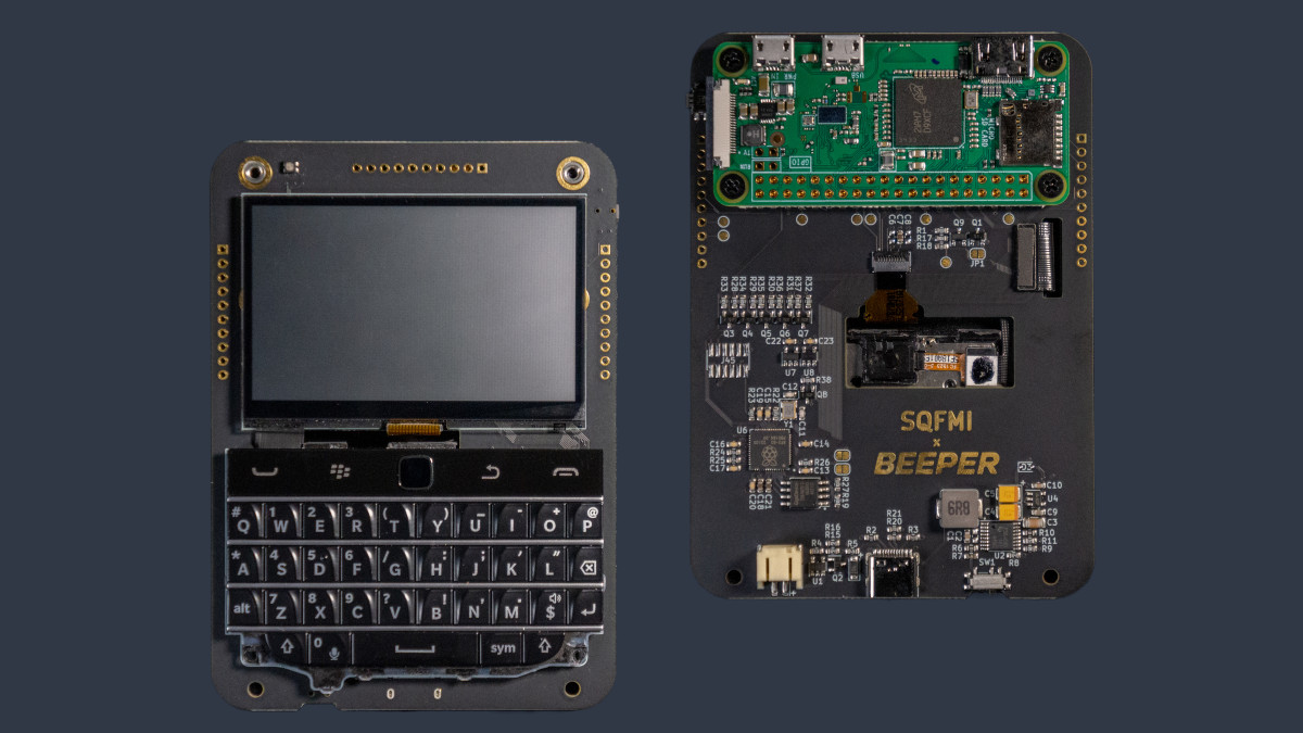 Beepberry: un gadget para chatear con el encanto de una vieja Blackberry