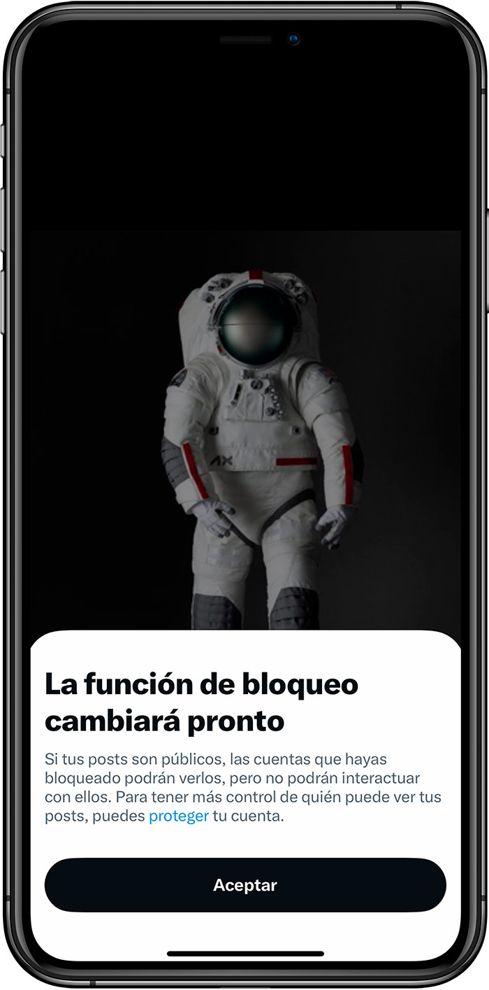 Aviso del futuro cambio de la función de bloqueo en un iPhone