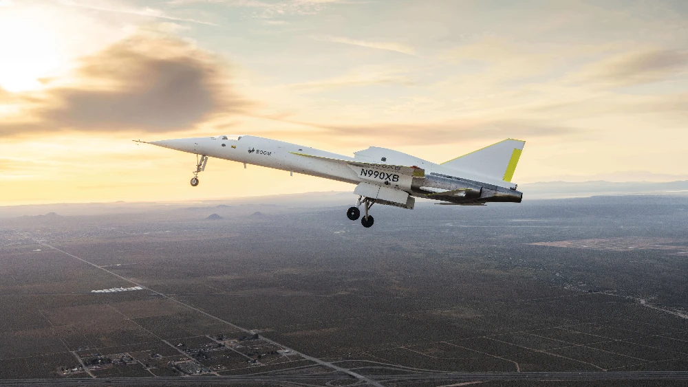 Primer vuelo del avión demostrador supersónico XB-1 de Boom Supersonic