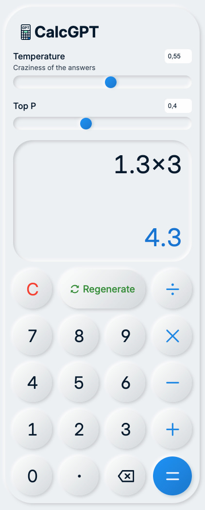 CalcGPT, la calculadora inútil pero «inteligente»