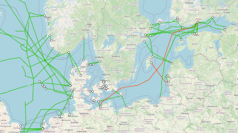 Problemas con dos cables submarinos en el norte de Europa (y no parece ser una «casualidad»)