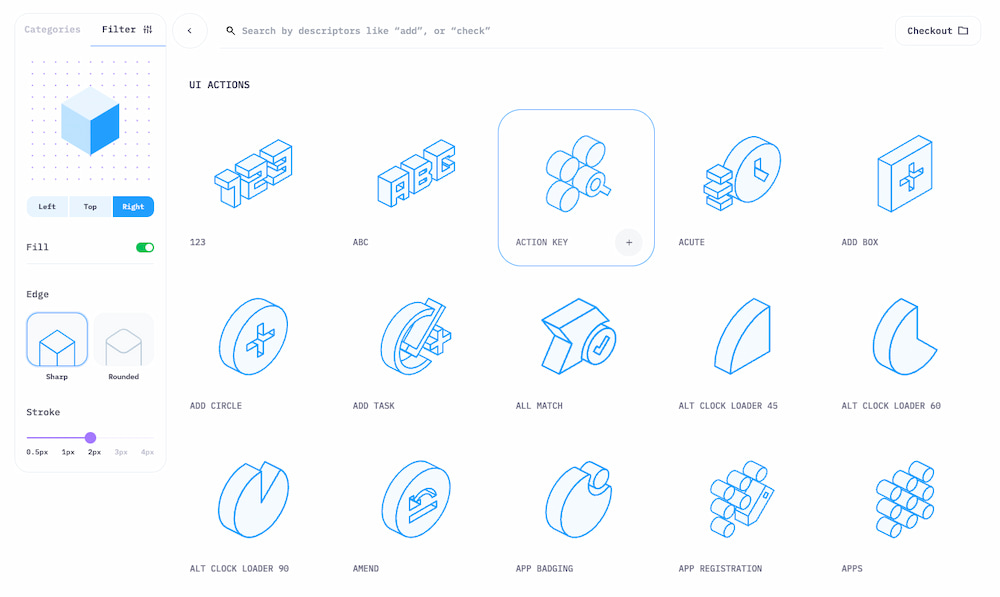 Una deliciosa colección de deliciosos iconos isométricos para usar en diseños y presentaciones