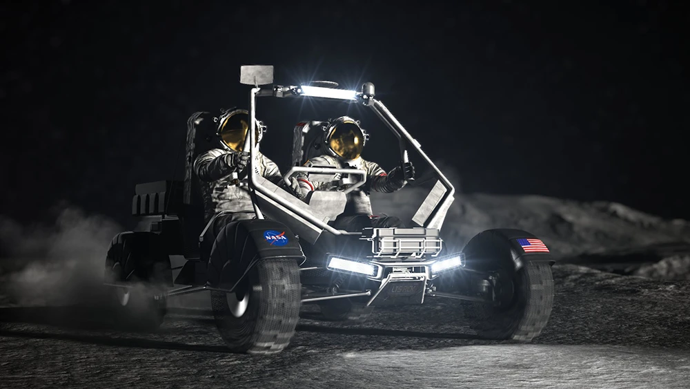 La NASA selecciona tres empresas para seguir con el desarrollo del rover lunar para las tripulaciones del programa Artemisa