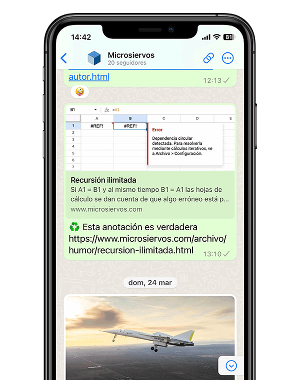 Canal Microsiervos en WhatsApp