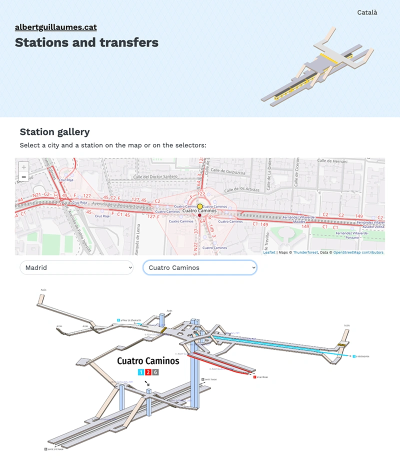 Planos 3D de las estaciones de Metro de todo el mundo para comprender cómo los ingenieros optimizan su diseño bajo tierra