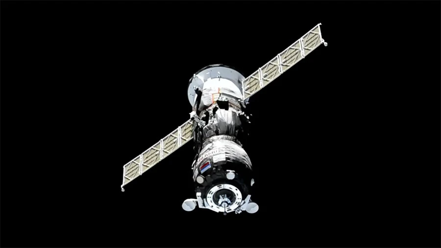 La cápsula de carga Progress MS-27 llega a la Estación Espacial Internacional