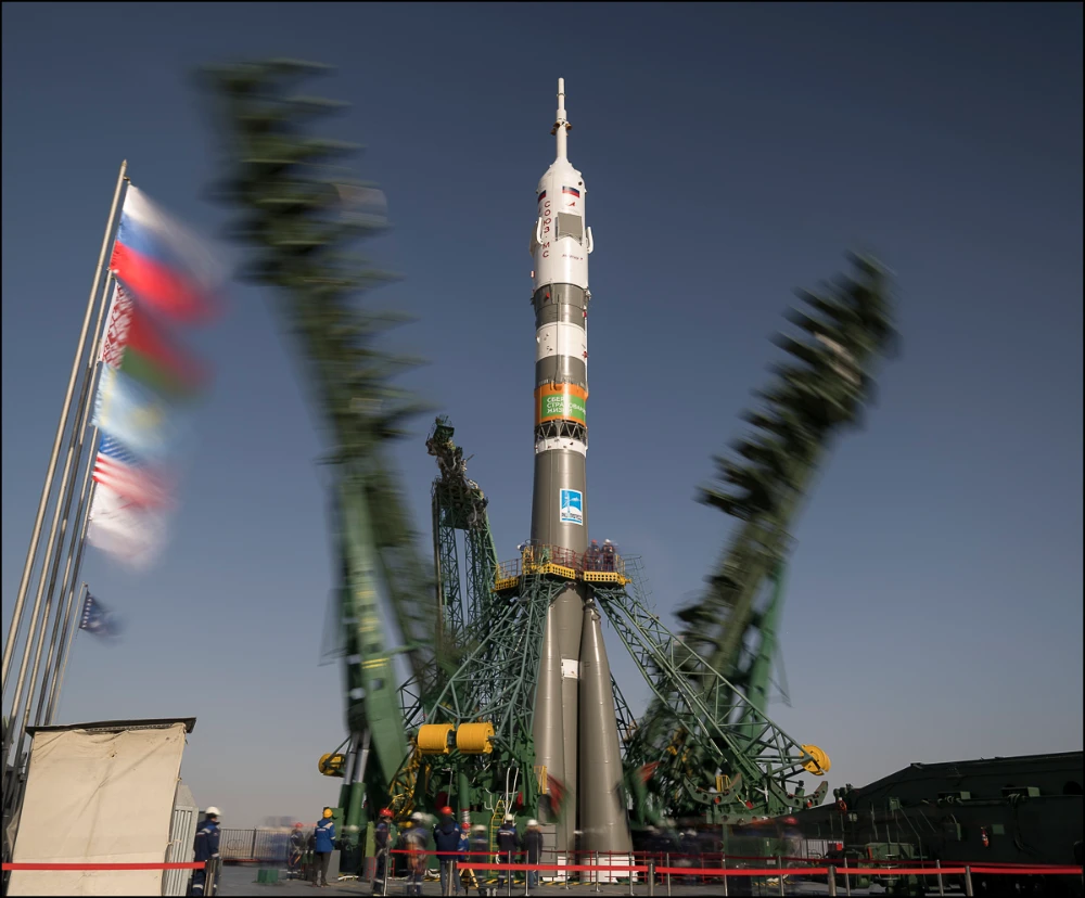 Abortado en los últimos segundos el lanzamiento de la cápsula espacial tripulada Soyuz MS-25