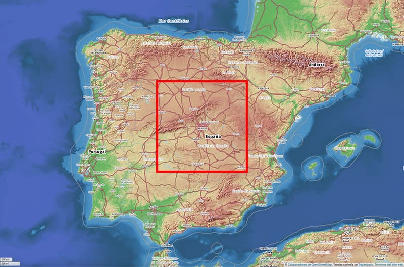 El PDF más grande - Mapa de España / OpenStreetMap
