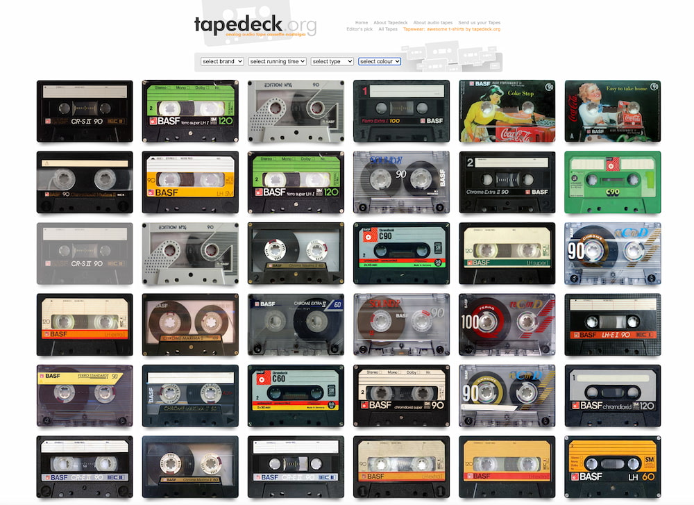 Cintas de audio antiguo te llevan directo a la nostalgia - tapedeck.org