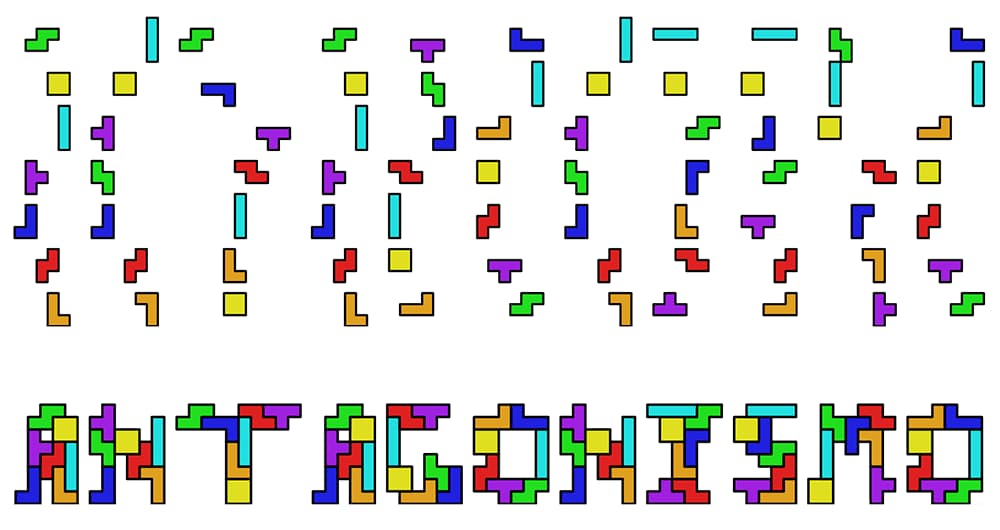 Una tipografía que homenajea a un videojuego clásico y se construye pieza a pieza: Tetris Font