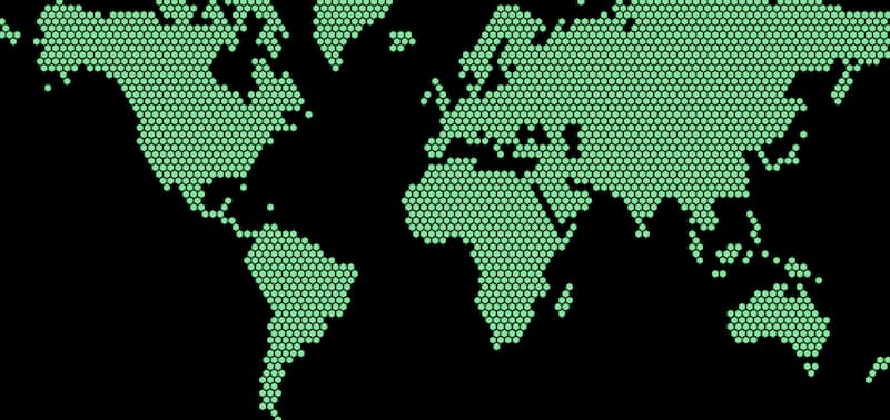 Mapas punteados / WorldInDots.com