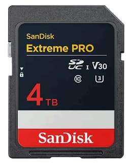 Tarjetas microSD de 4 TB de SanDisk
