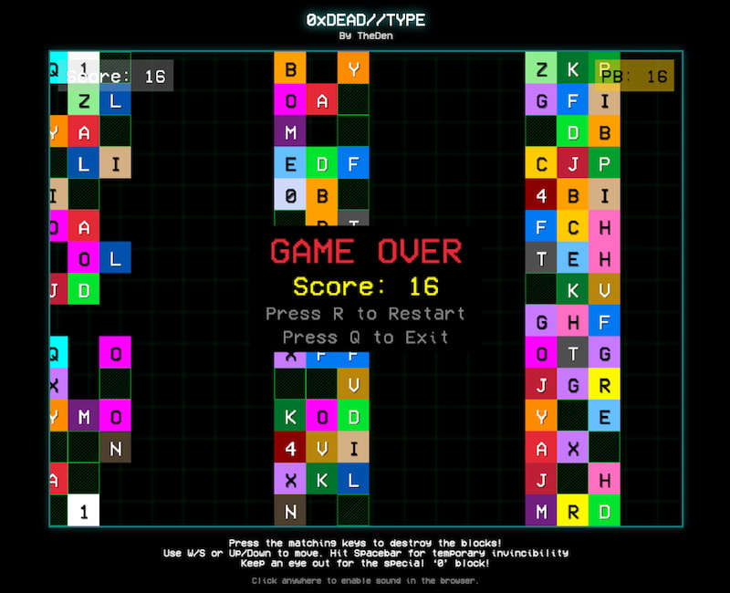 0xDEAD//TYPE: un juego con un nombre tan complicado de pronunciar como difícil de jugar resulta