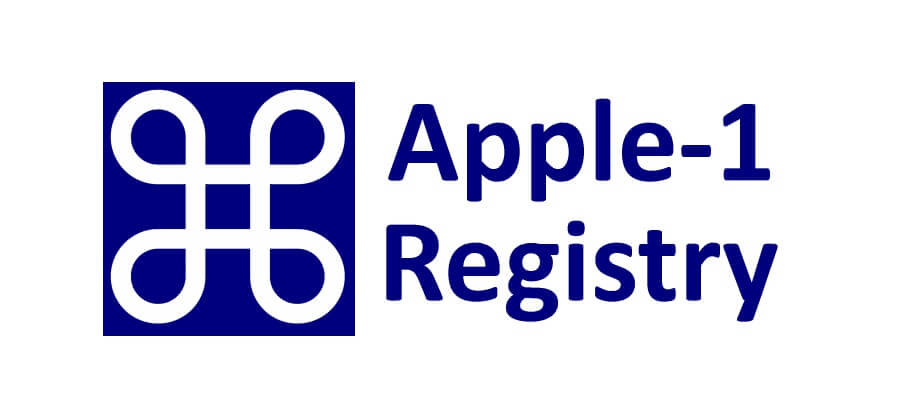 Apple-1 Registry Logo