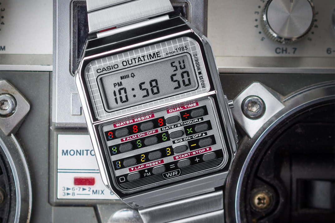 Casio homenajea con un reloj «Regreso al Futuro» la película; es como volver al pasado con solo mirar la hora