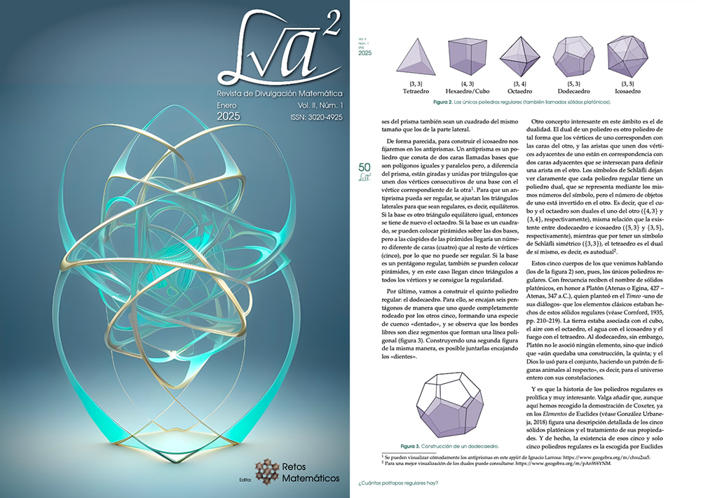 Nuevo número de «Lva²», la revista de divulgación matemática, ya disponible en línea de forma gratuita