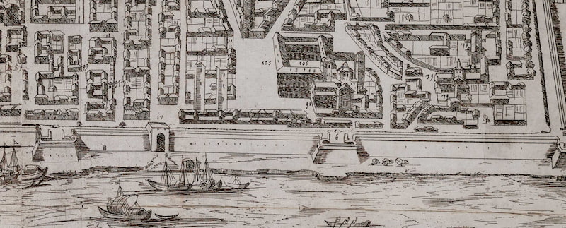 Mapa de una ciudad antigua / Colecciones digitales de Newberry, antigüedades para ver y descargar, con un mapa de Chicago