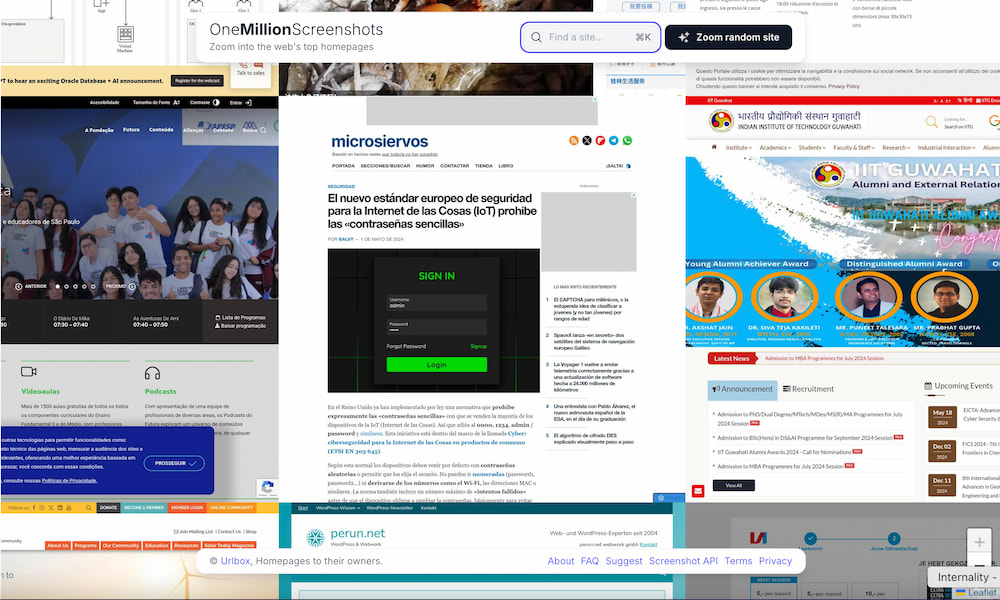 Microsiervos en el: Un millón de capturas de pantalla