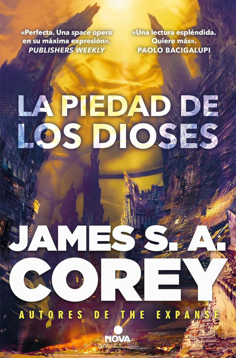 Portada del libro con una imagen de lo que debe ser el planeta en el que los Carryx mantienen prisioneras a las especies esclavizadas