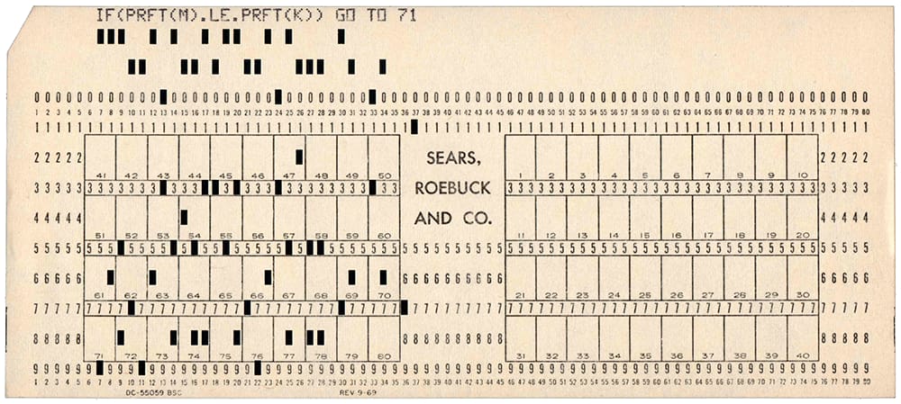 El increíble tesoro de Tristan Davey: su archivo de tarjetas perforadas