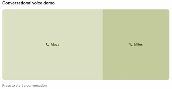 Demo: Sesame conversacional