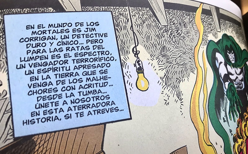 Leer un cómic; por ejemplo… El espectro