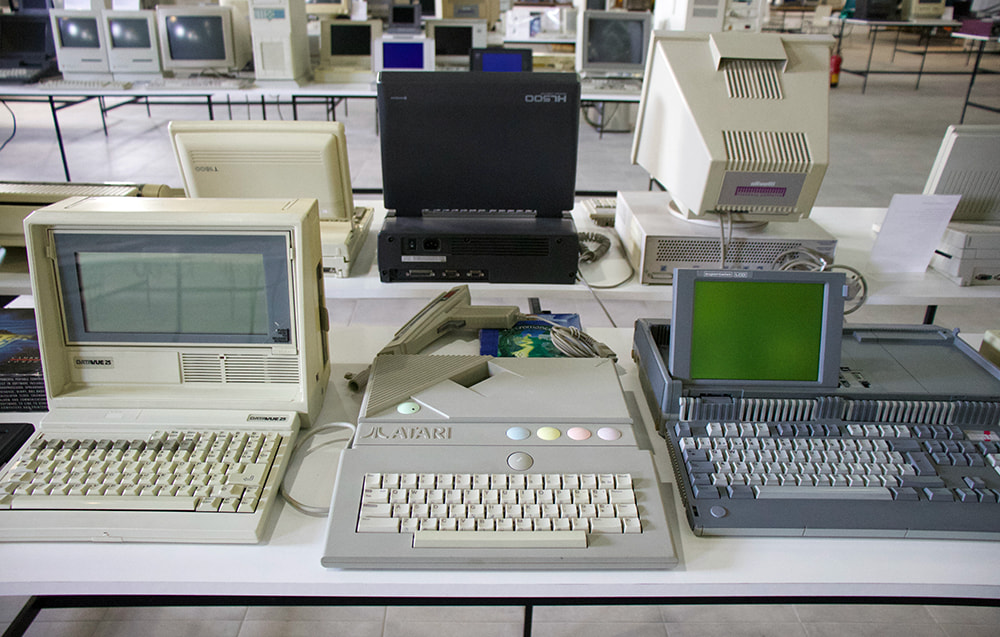 Olivetti M25, Atari Falcon 030 y Schneider Euro XT portátil / Museo de Historia de la Computación (CC)-by Alvy
