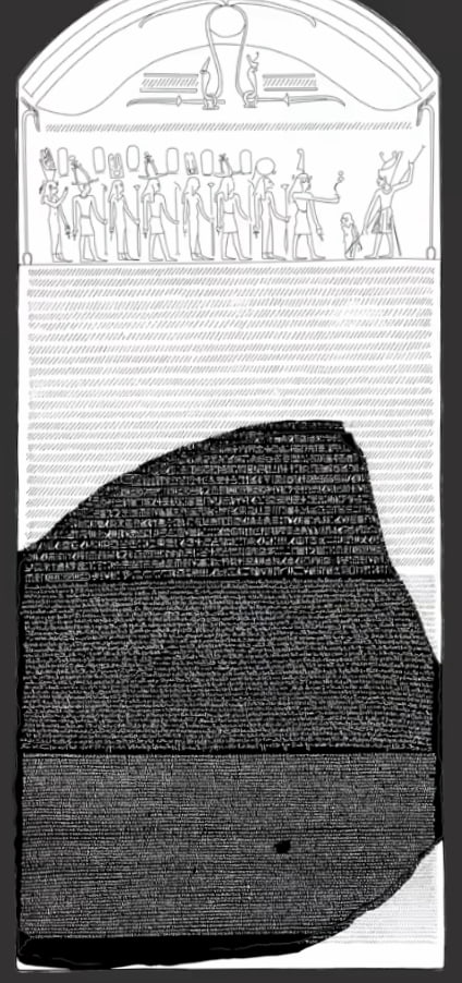 Piedra de Rosetta / Museo Británico