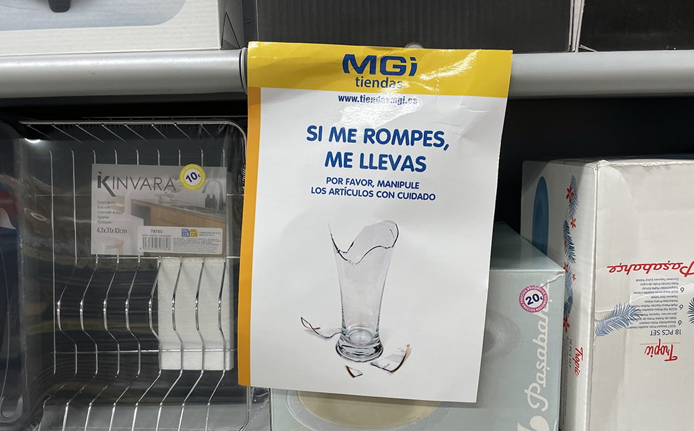 «Si me rompes, me llevas (CC) Alvy