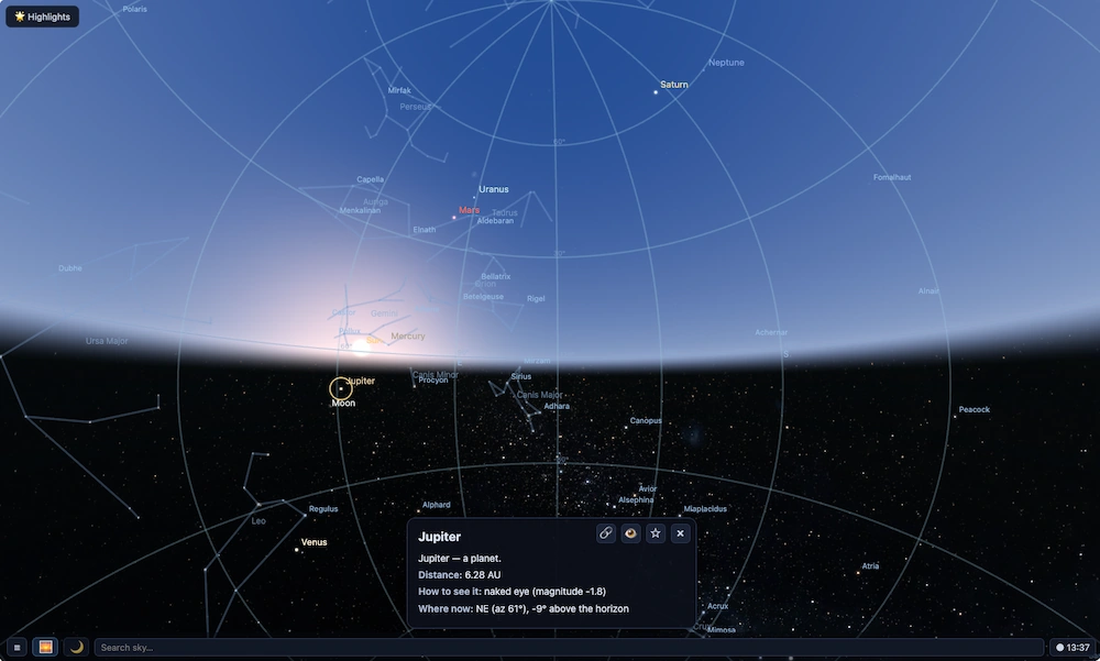 Cosmodial Sky Atlas
