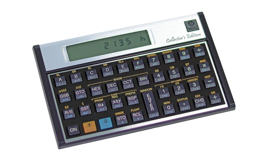 HP-16C Edición de Coleccionista, una calculadora retro para programadores que trabajan con bits y hexadecimal